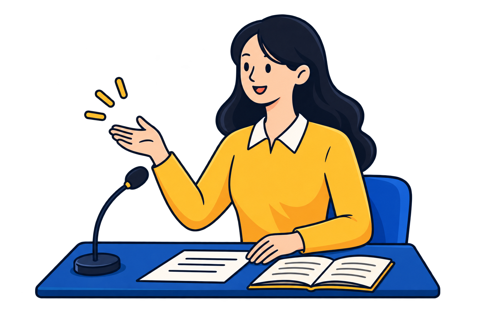Speech Activity Illustration
